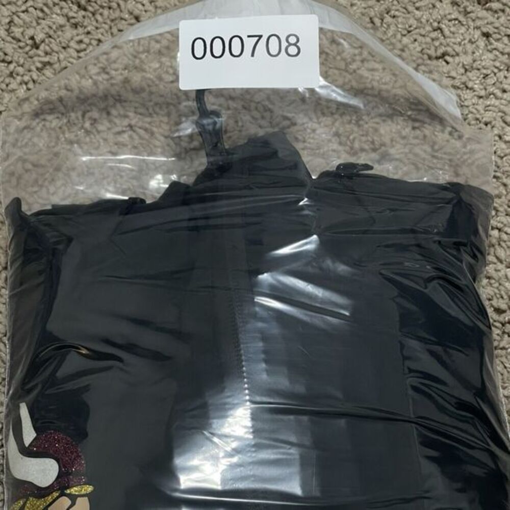 Forest‎ Grove Vikings Cheerleader Jacket Womens Medium Black Highschool Oregon - Picture 10 of 10